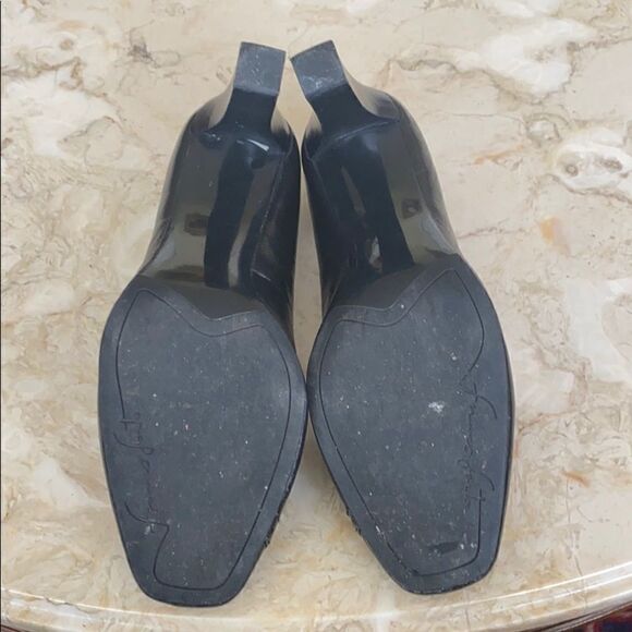 Franco Sarto Black Leather Pumps - Picture 9 of 10